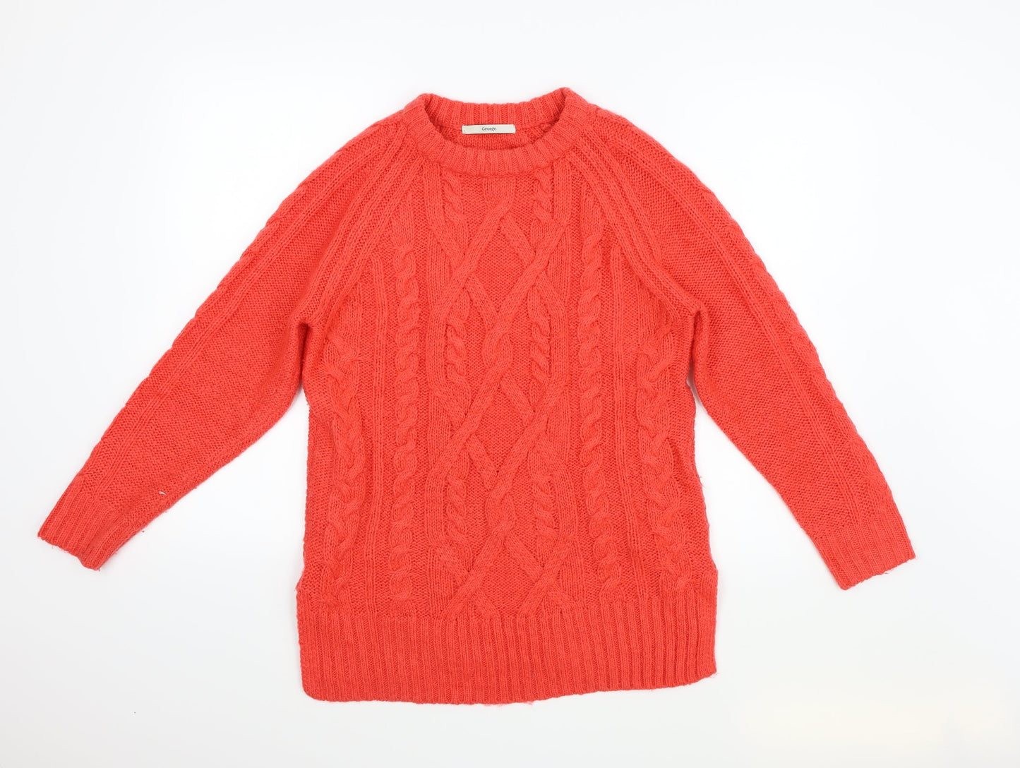 George Womens Red   Pullover Jumper Size 8