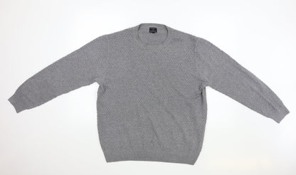 Additional front view of Matalan men’s grey jumper, size L