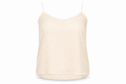 Front view of Atmosphere women’s pink basic tank, size UK 10
