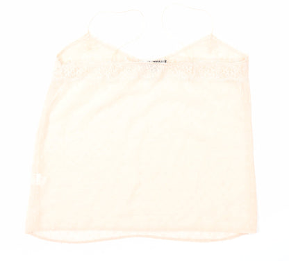 Back view of Atmosphere women’s pink basic tank, size UK 10