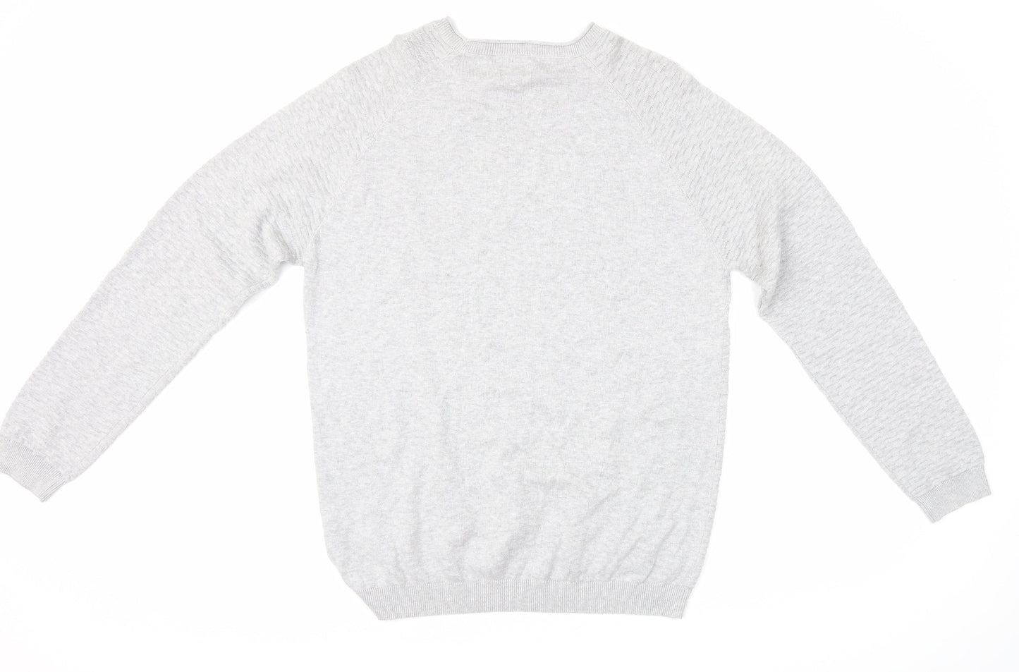 Authentic Casual Wear Mens Grey   Pullover Jumper Size L