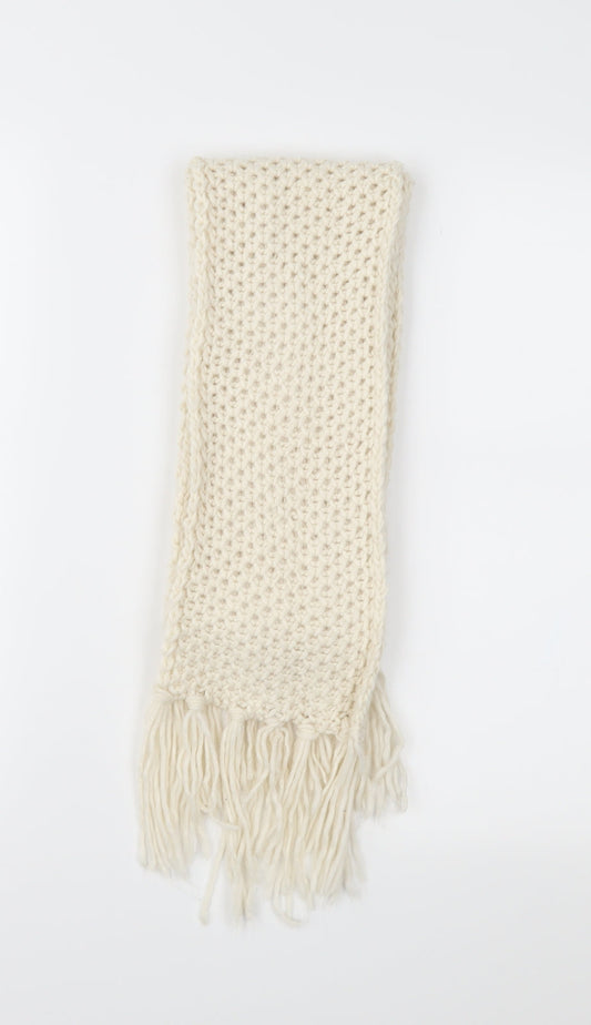 Preworn Womens Ivory    Scarf
