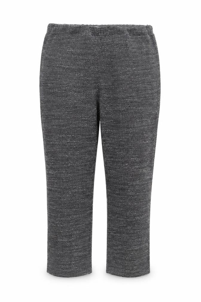 Classic Womens Grey Herringbone  Trousers  Size 16 L23 in