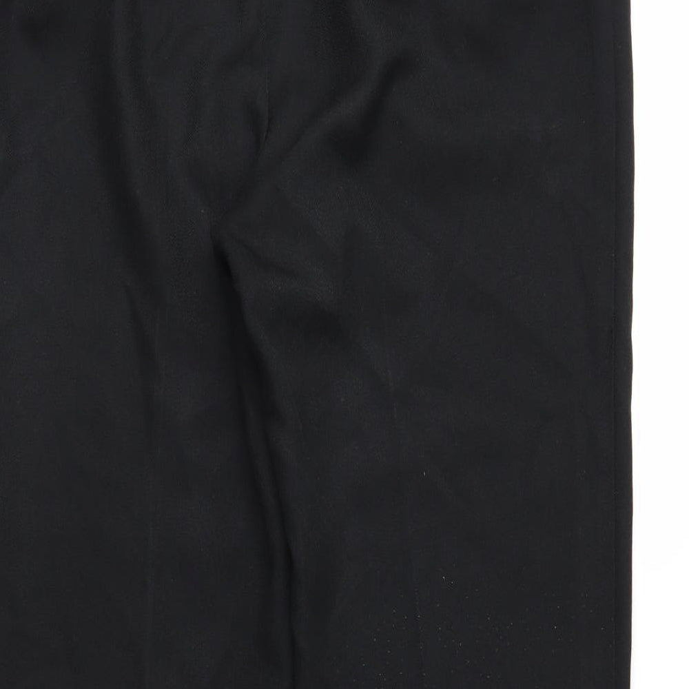 Marks and Spencer Womens Black   Trousers  Size 14 L26 in