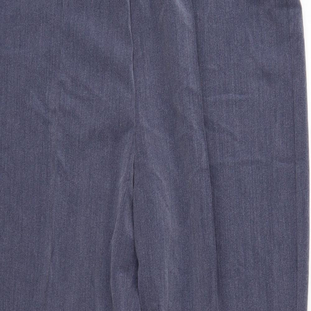 Classic Womens Blue   Cropped Trousers Size 16 L25 in