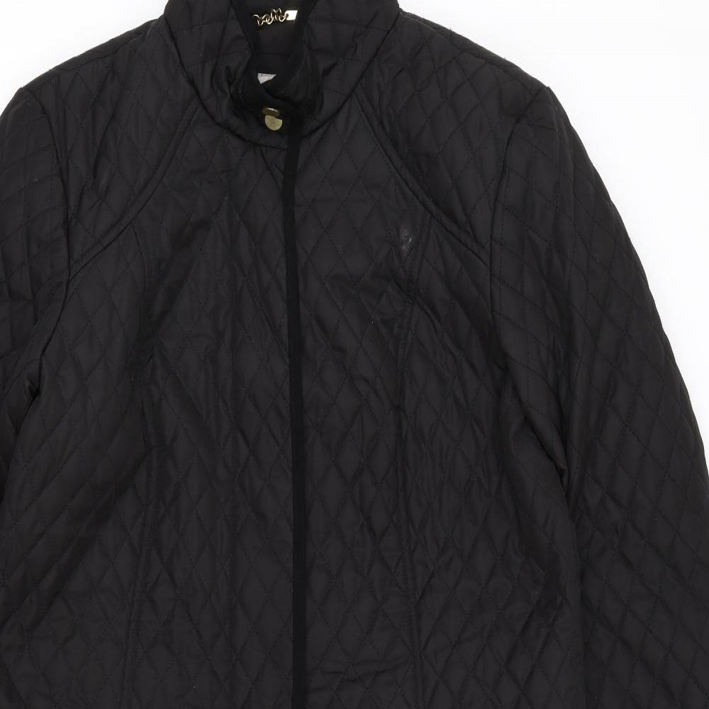 Country Casuals Womens Black   Overcoat Coat Size 10