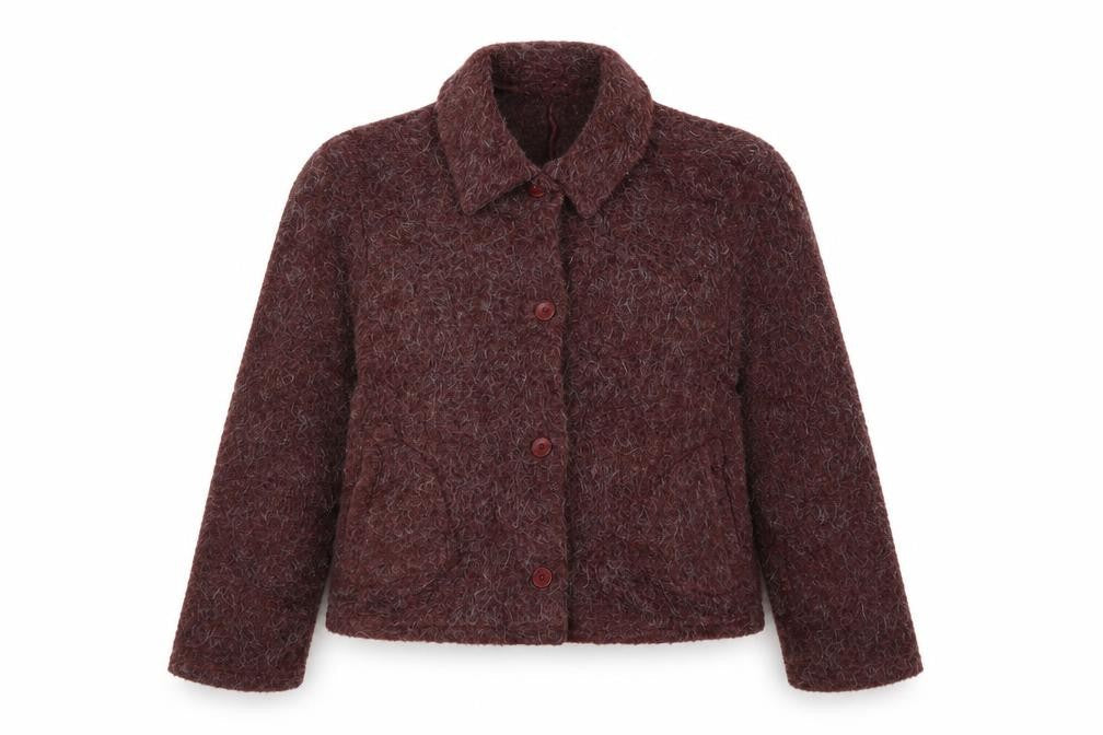 CICERONE Womens Purple  Knit Jacket  Size 12