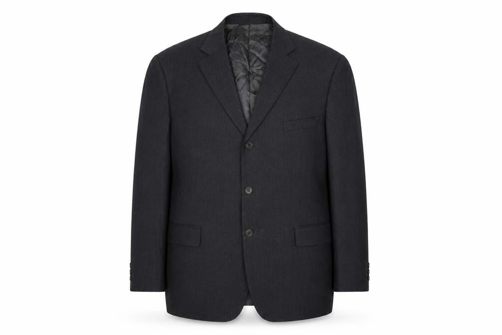 Marks & Spencer Mens Grey  Rayon Jacket Suit Jacket Size 46