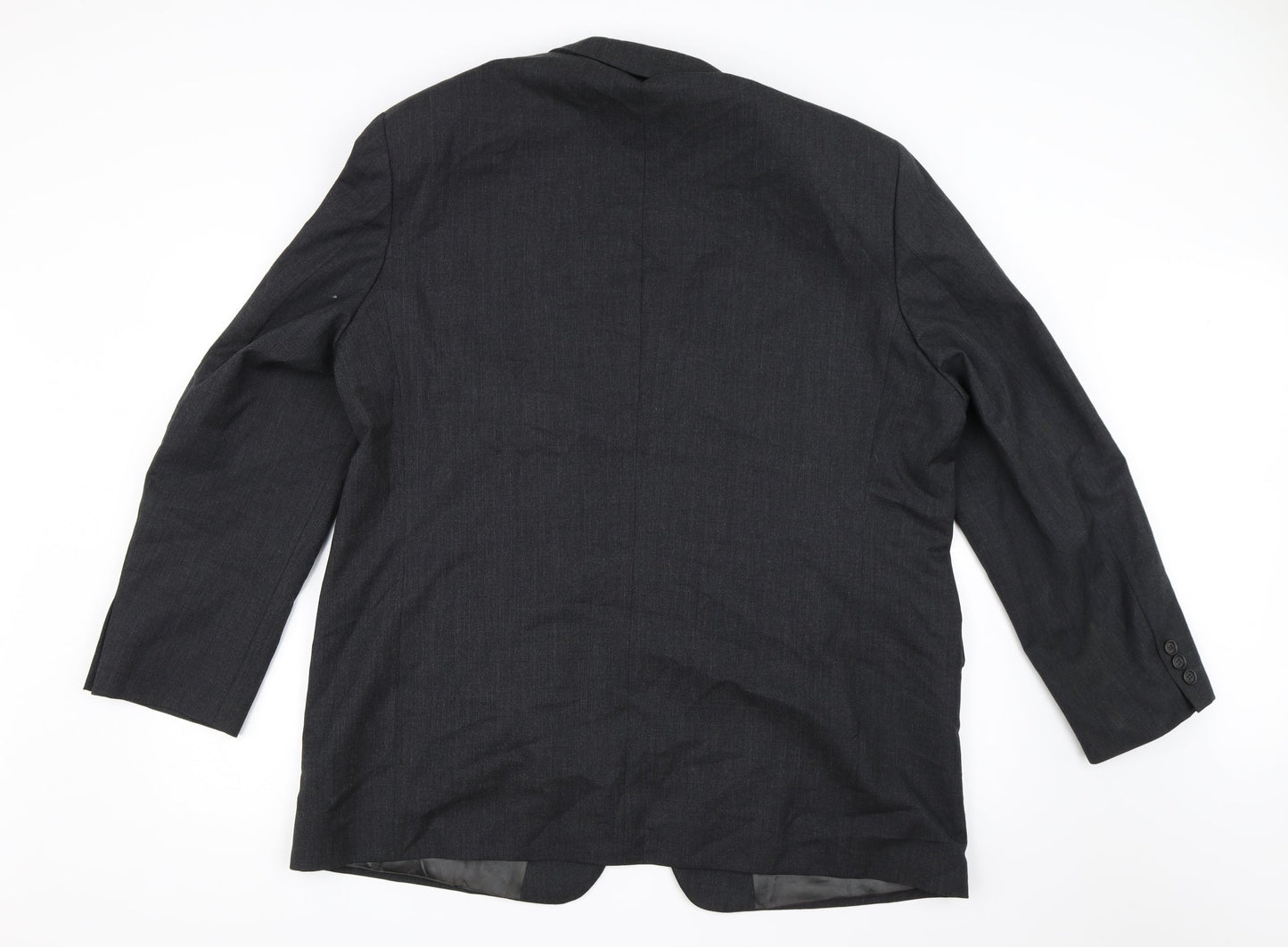 Marks and Spencer Mens Grey  Rayon Jacket Suit Jacket Size 46