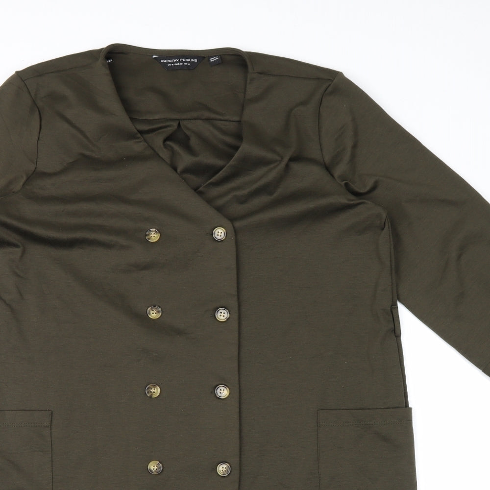 Dorothy Perkins Womens Green   Jacket  Size 14
