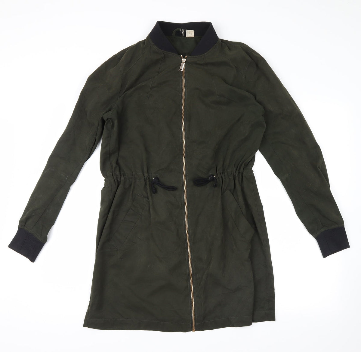 H&M Womens Green   Jacket  Size 8