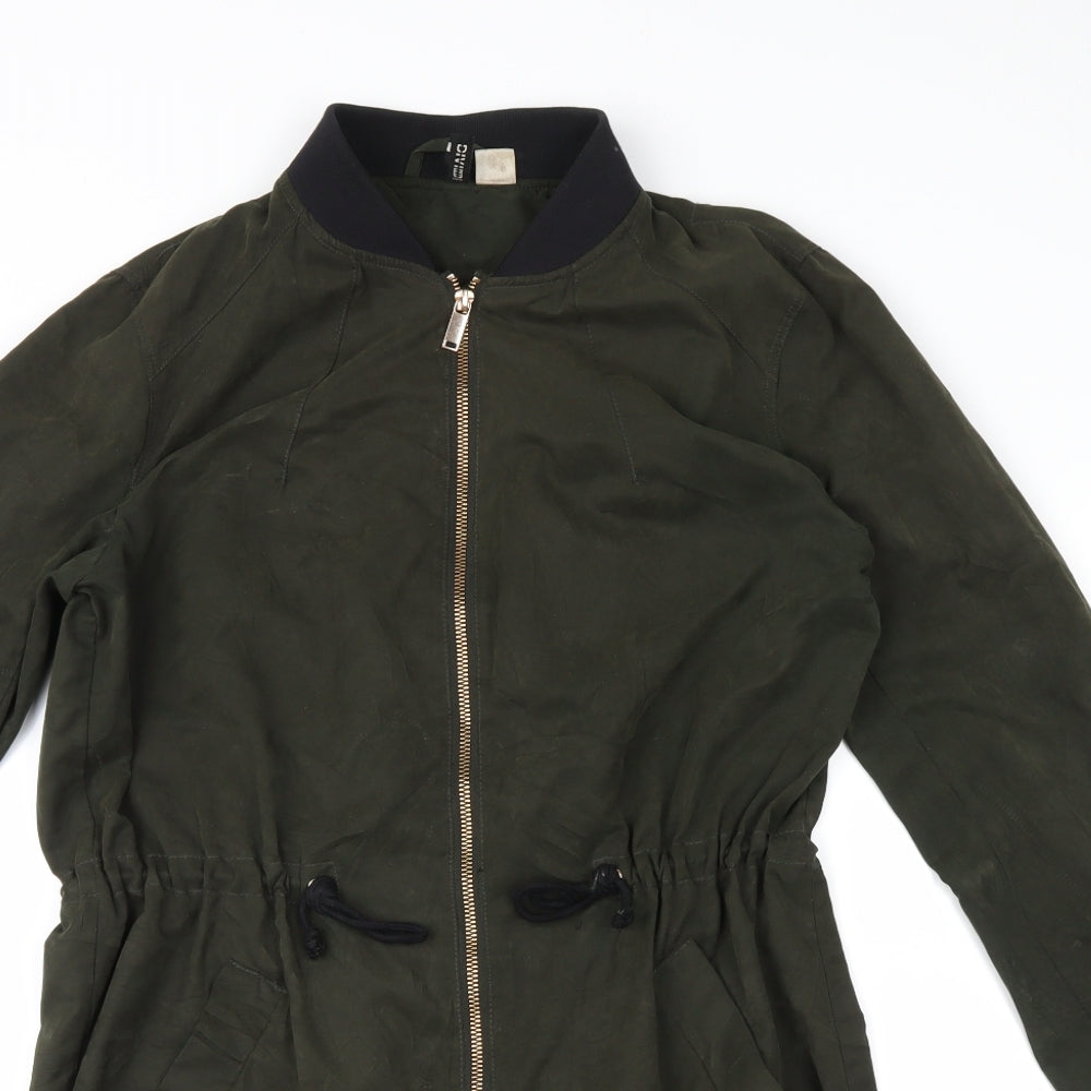 H&M Womens Green   Jacket  Size 8