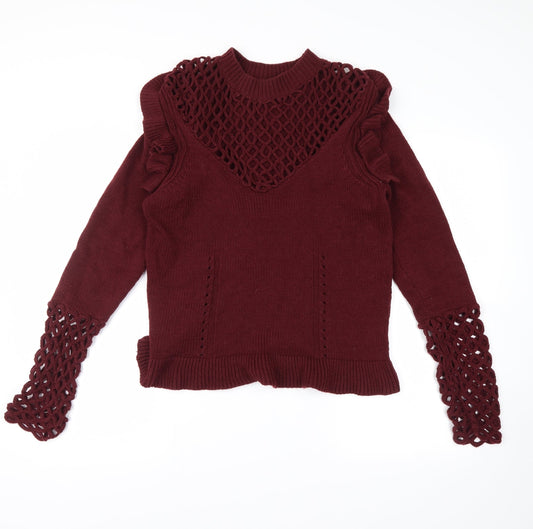 Very Womens Red   Pullover Jumper Size 14
