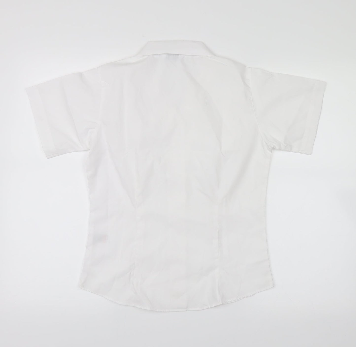 trutext Womens White   Basic Button-Up Size 4