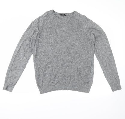 Additional front view of George men’s grey jumper, size M