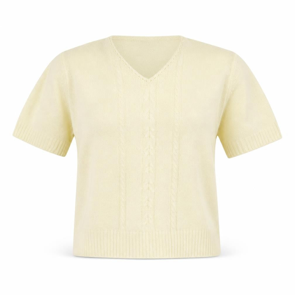 Jumper Womens Yellow   Pullover Jumper Size L