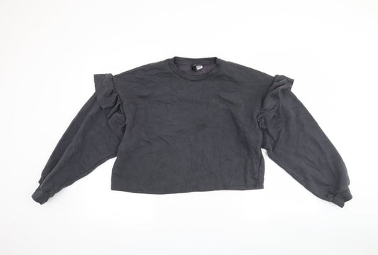 H&M Womens Grey   Pullover Jumper Size M