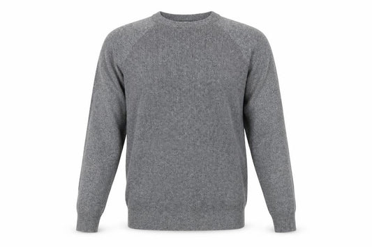 Front view of F&F men’s grey jumper, size S