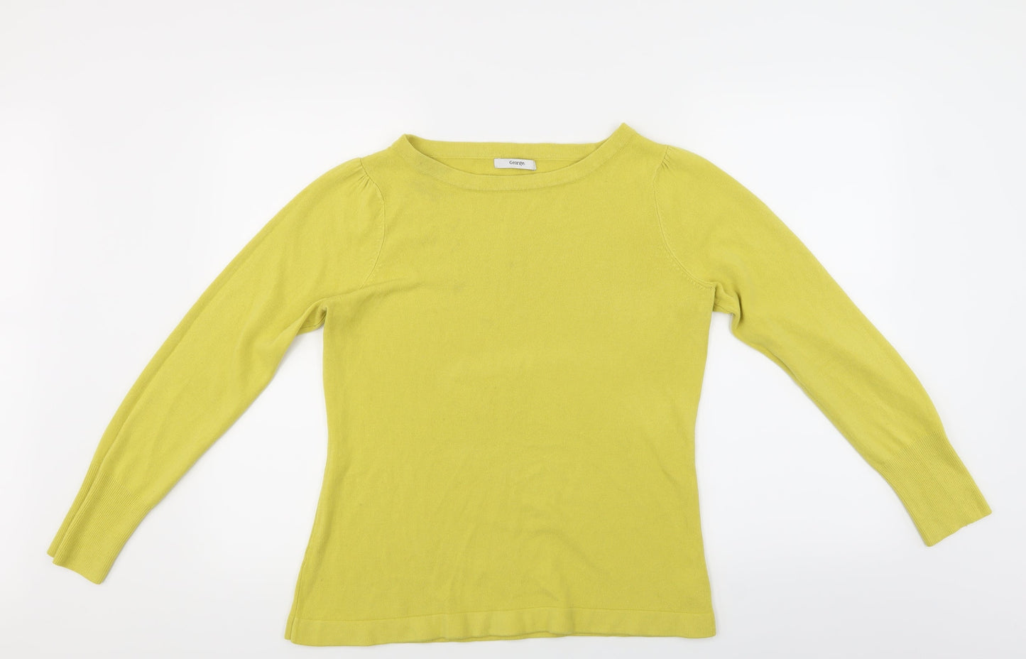 George Womens Yellow   Pullover Jumper Size 14