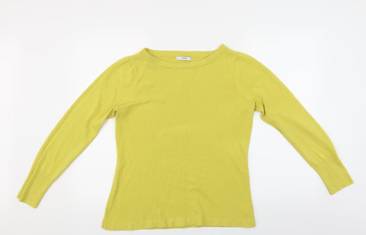 George Womens Yellow   Pullover Jumper Size 14
