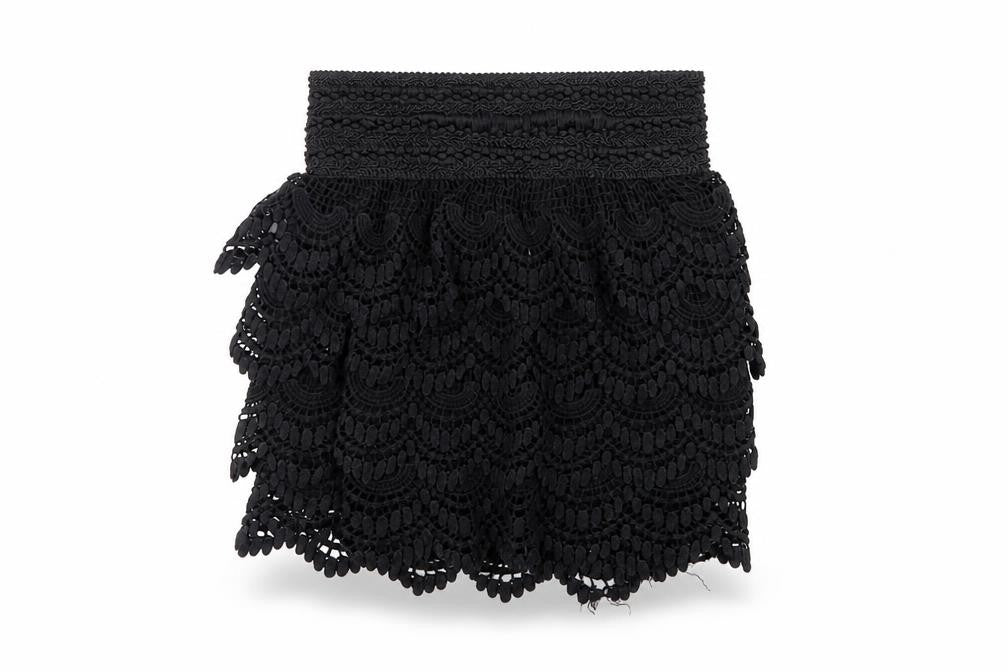 Preworn Womens Black   Mini Skirt