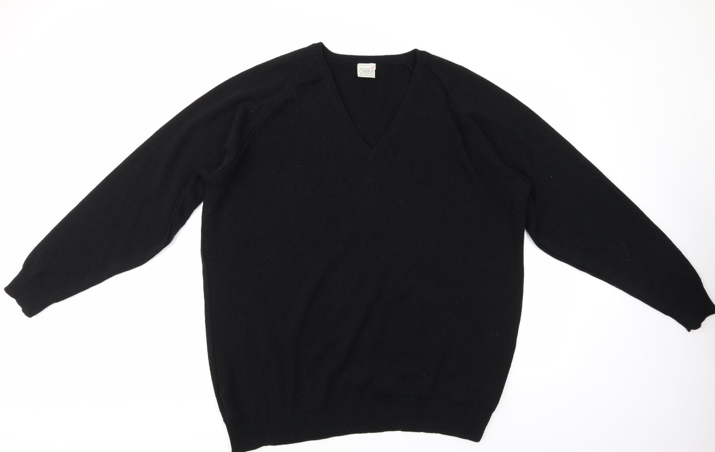 Cameron Mens Black   Pullover Jumper Size 2XL