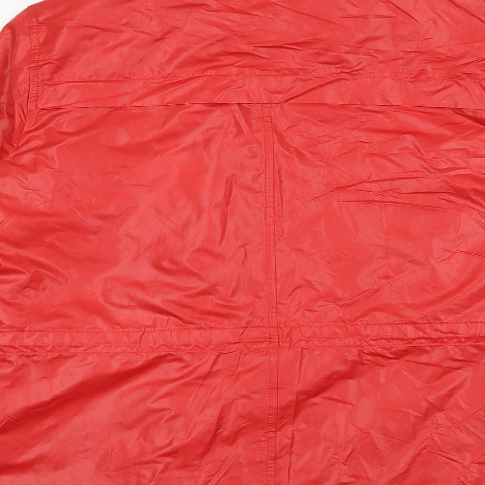 Marks & Spencer Womens Red   Windbreaker Coat Size 12