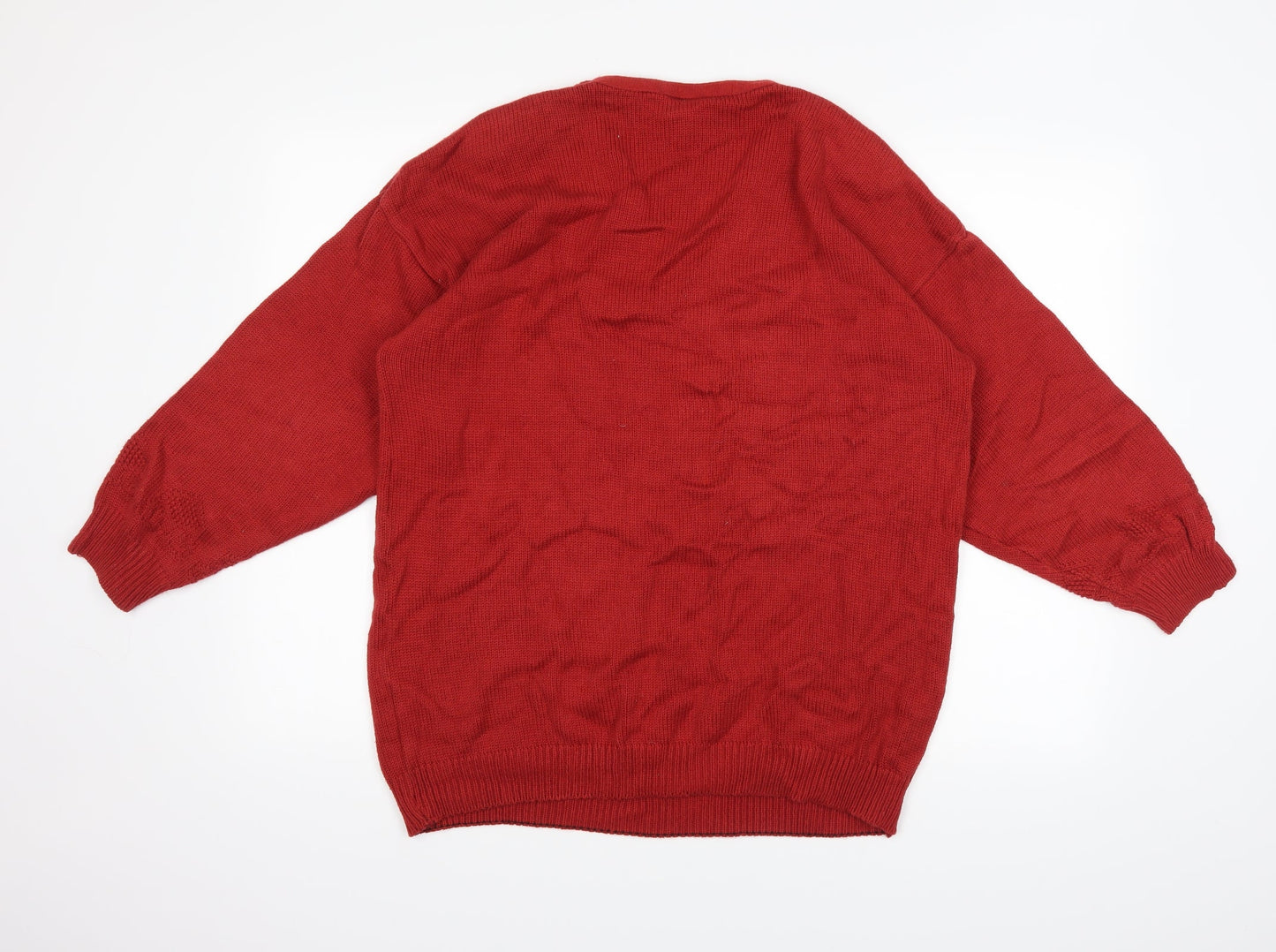 Your Sixth Sense Womens Red   Pullover Jumper Size M