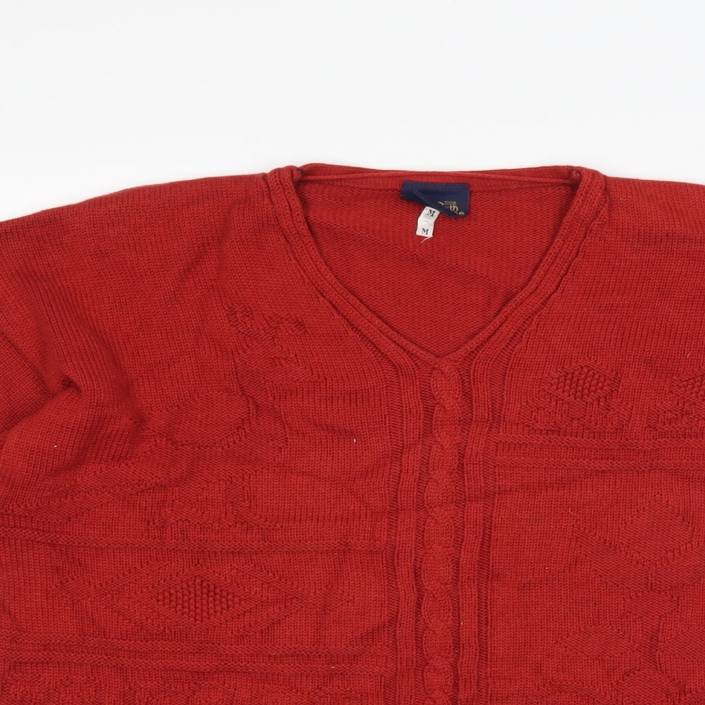 Your Sixth Sense Womens Red   Pullover Jumper Size M