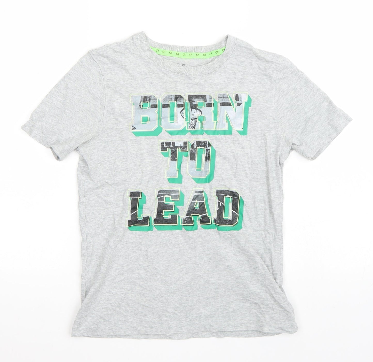 Gap Boys Grey   Basic T-Shirt Size 10-11 Years