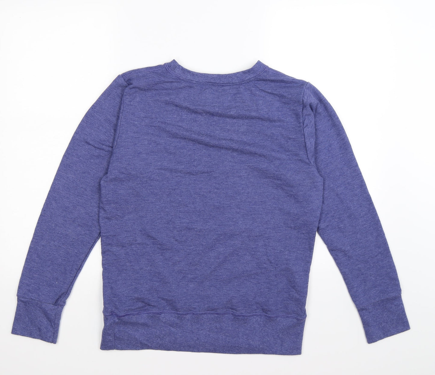 Anvil Womens Purple  Jersey Pullover Sweatshirt Size M
