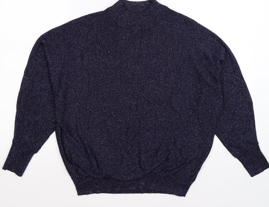 Marks and Spencer Womens Blue  Knit Pullover Jumper Size M