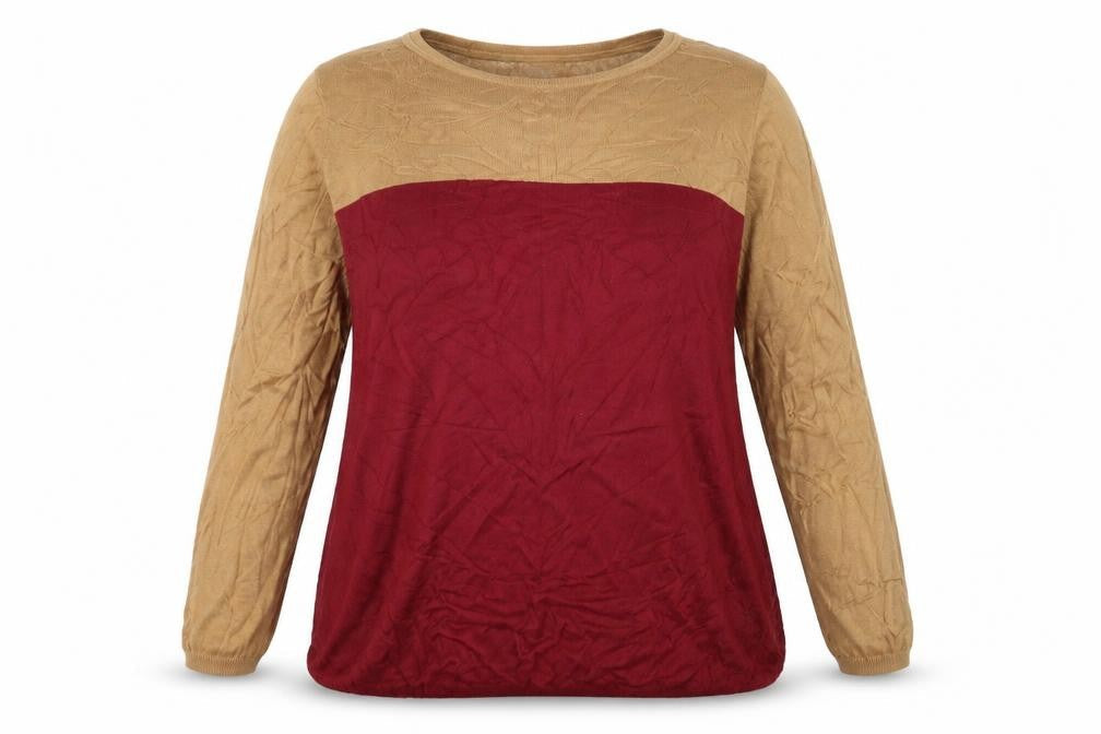 New Look Womens Red Striped  Pullover Jumper Size 18
