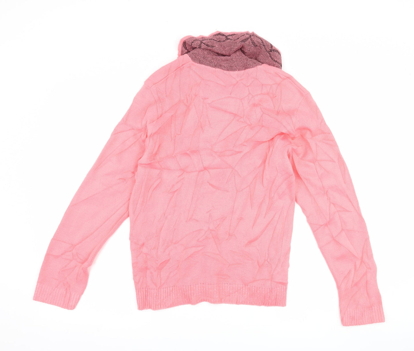 Just Elegance Womens Pink   Pullover Jumper Size L