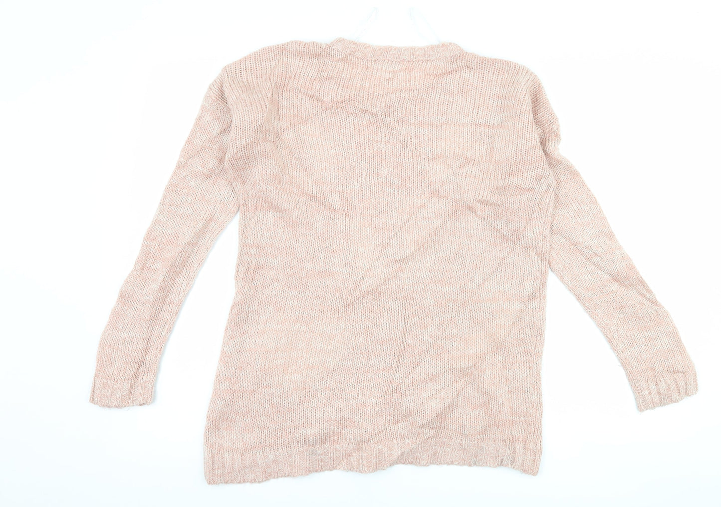 New Look Womens Pink   Pullover Jumper Size 8  - Hugs