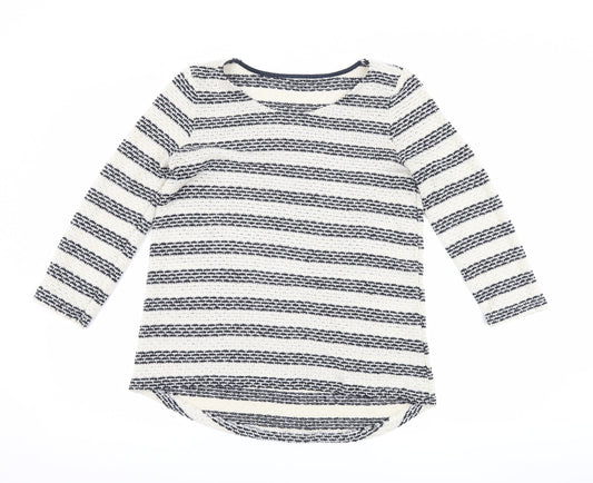 TU Womens Blue Striped  Pullover Jumper Size 14