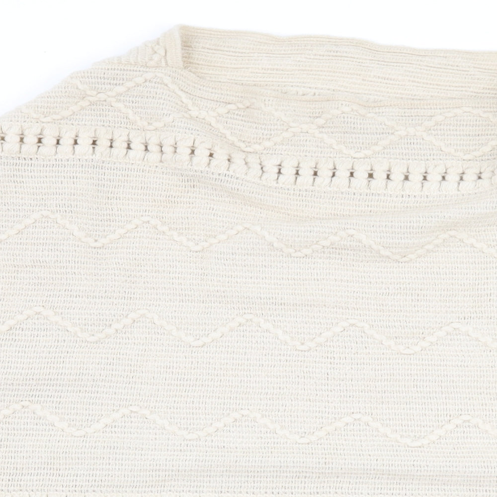 Preworn Womens Beige   Jacket Poncho One Size