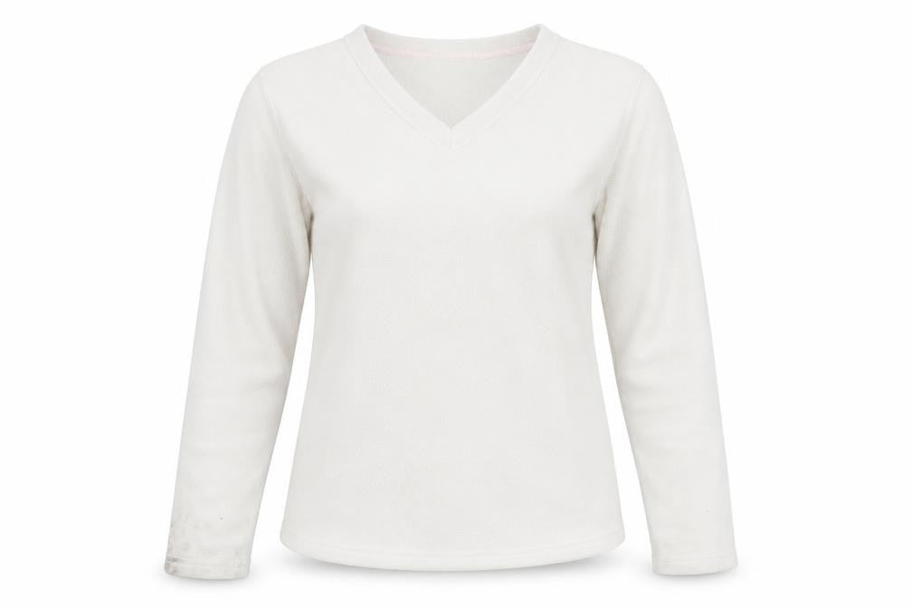 editions Womens Beige  Fleece Pullover Jumper Size 12