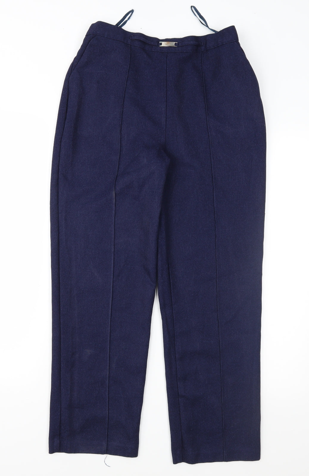 Papaya Womens Blue   Trousers  Size 10 L25 in