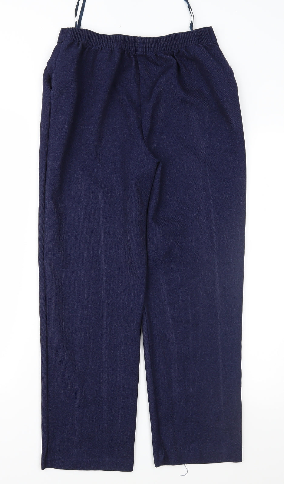 Papaya Womens Blue   Trousers  Size 10 L25 in