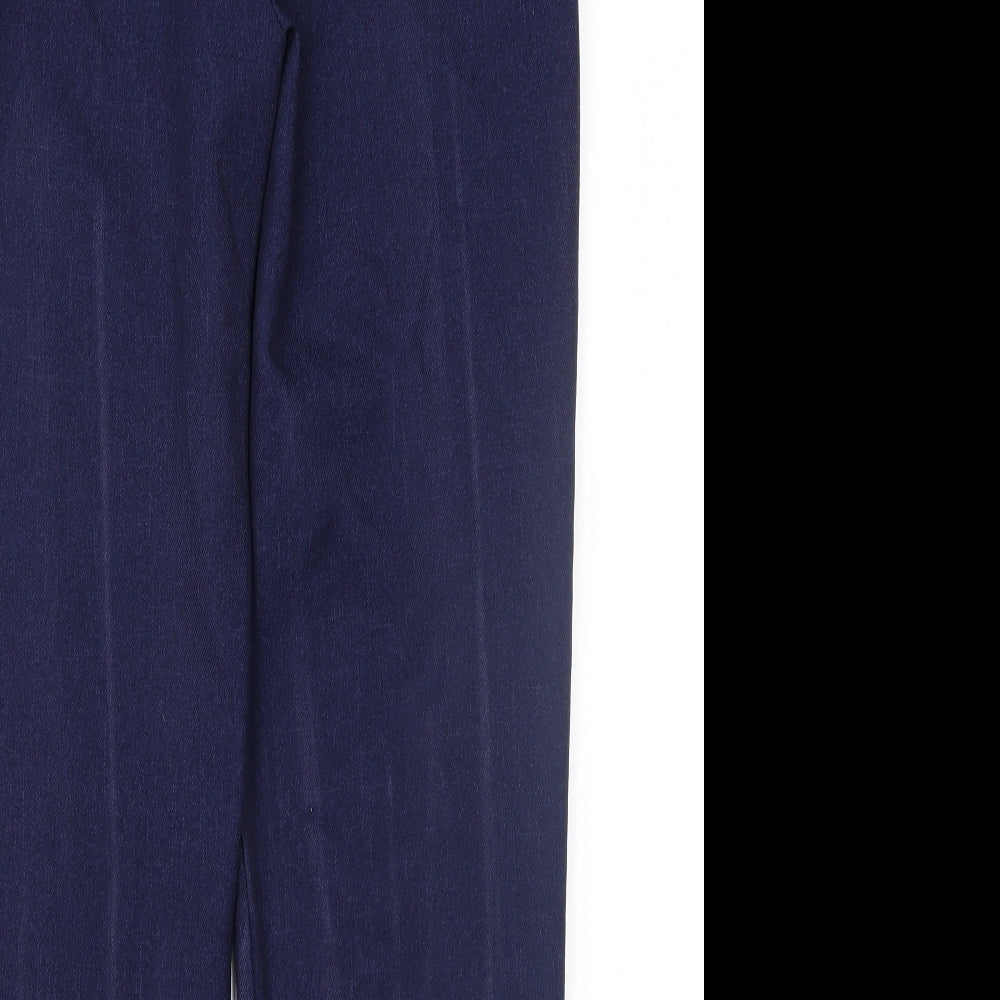 Papaya Womens Blue   Trousers  Size 10 L25 in
