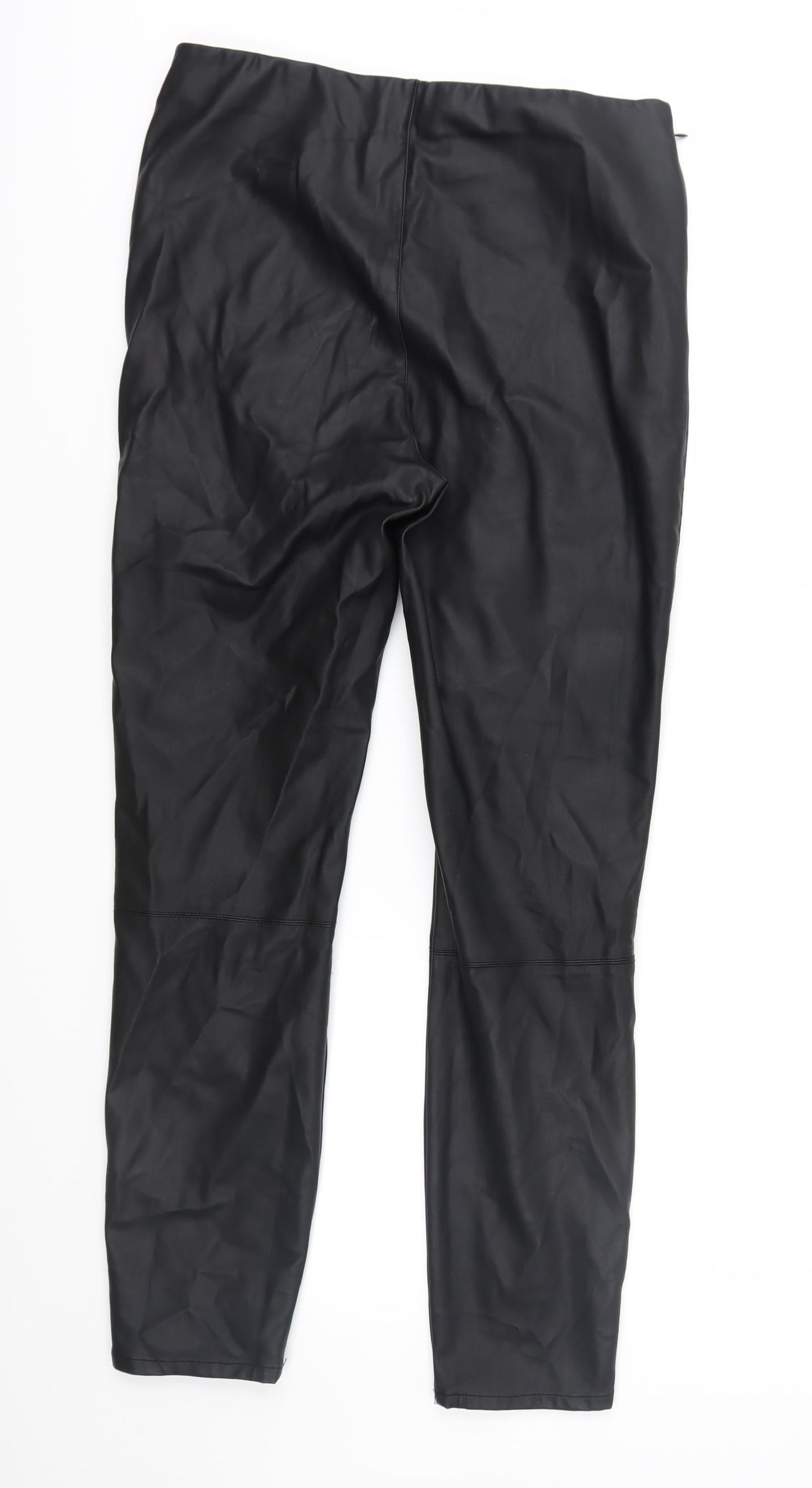 Preworn Womens Black   Trousers  Size 10 L28 in