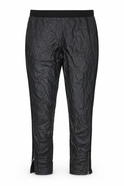 Front view of Next women’s black trousers, size UK 14, 26-inch leg