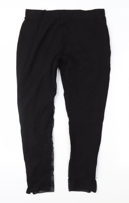 Back view of Next women’s black trousers, size UK 14, 26-inch leg