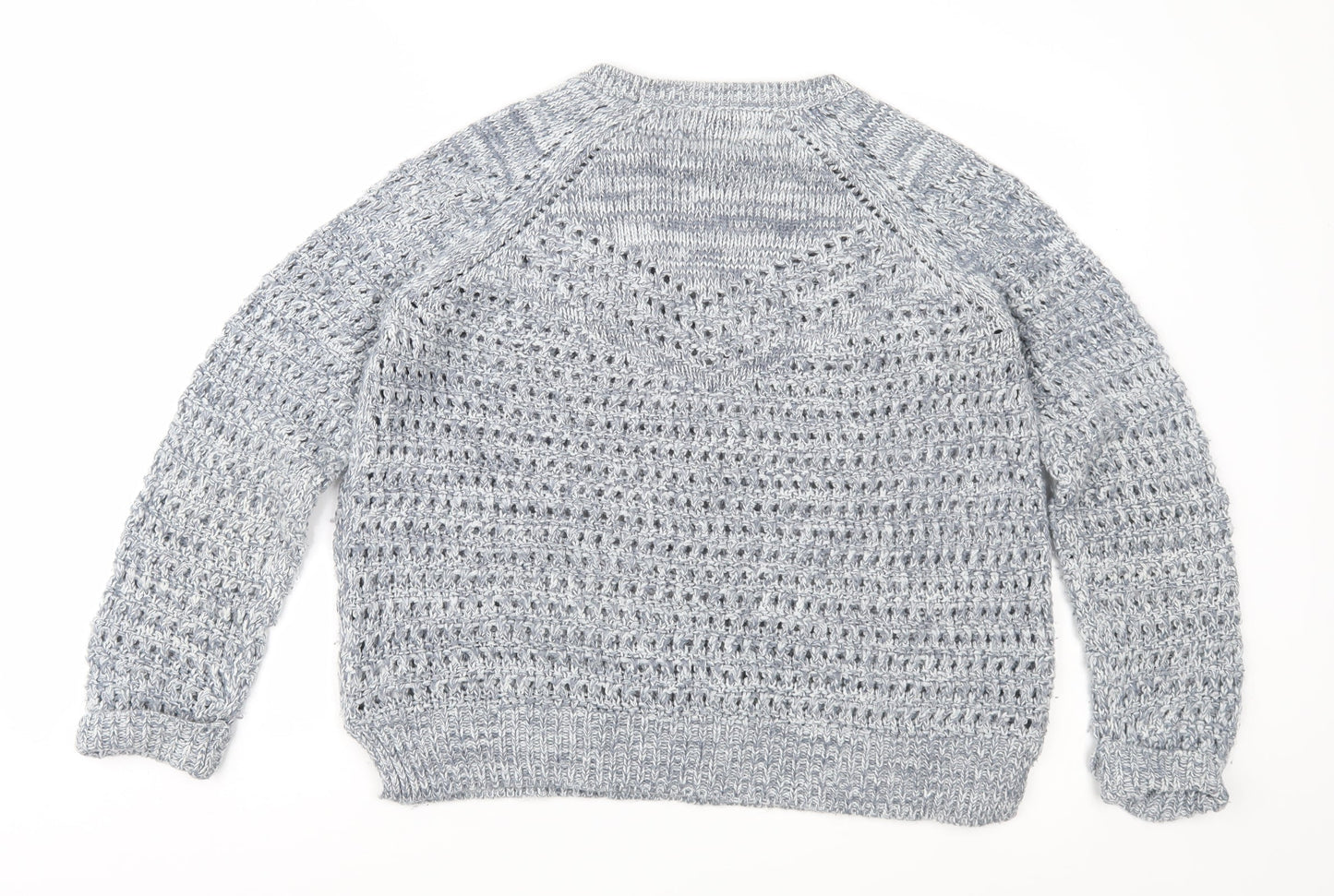 Papaya Womens Grey  Knit Pullover Jumper Size L