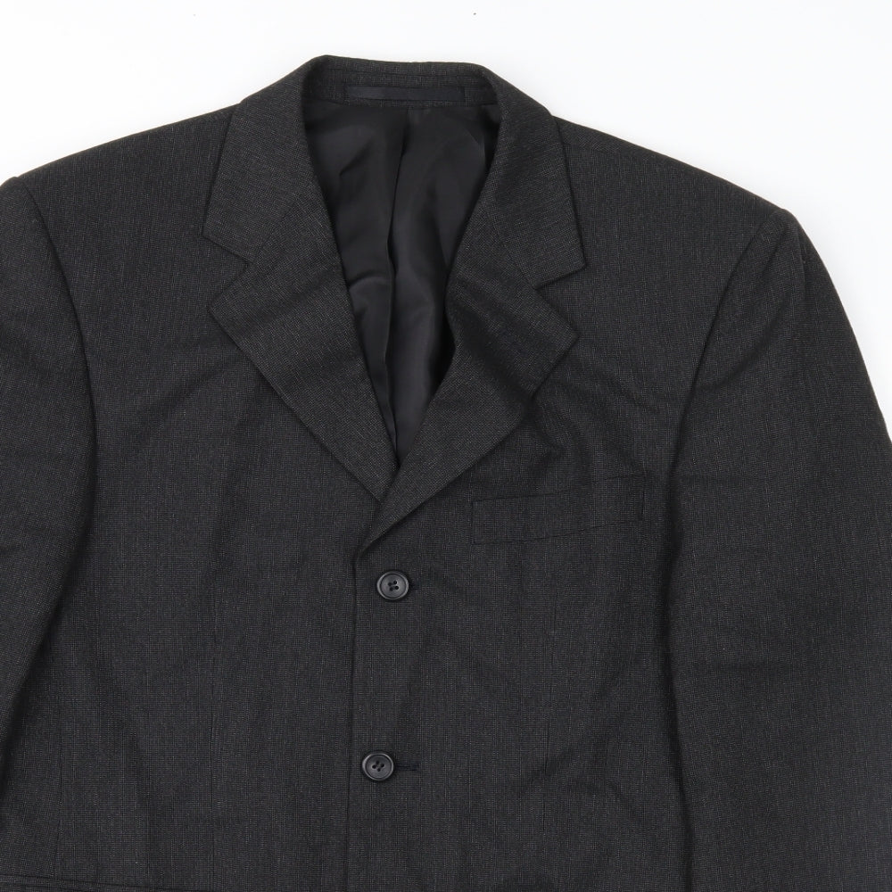 Burton Mens Grey   Jacket Suit Jacket Size 36