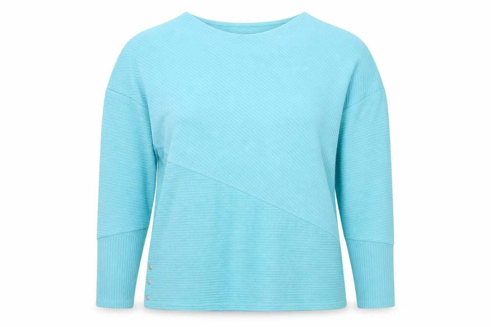Bonmarché Womens Blue Knit Pullover Jumper Size 14