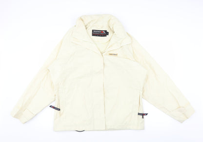 Additional front view of Trespass women’s yellow jacket, size L