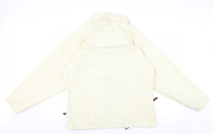 Back view of Trespass women’s yellow jacket, size L