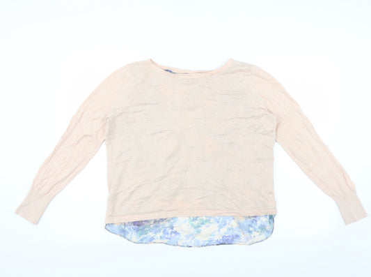 MINUET Womens Pink   Pullover Jumper Size M  - open back detail